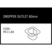 Marley Classic Dropper Outlet 80mm - MC11.80